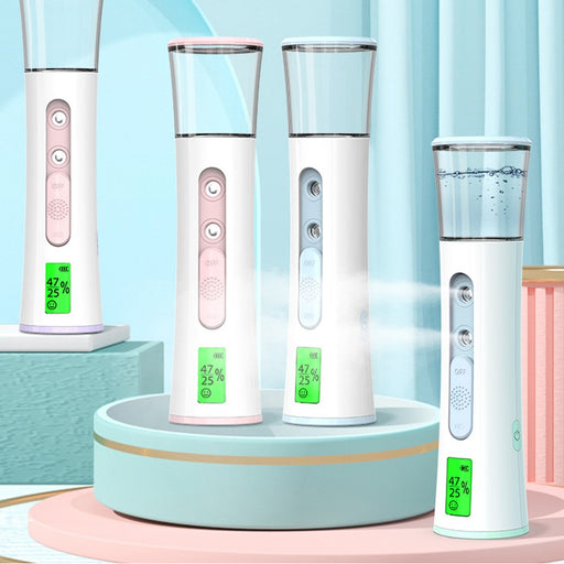 portable nano mist facial steamer with skin tester - MRSLM