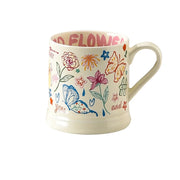 370ml French flower printed ceramic mug, view 3 - MRSLM