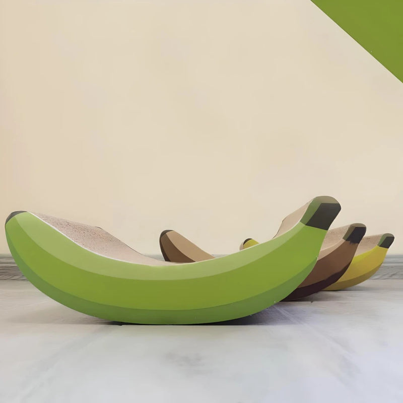 banana cat scratching board, view 2 - MRSLM