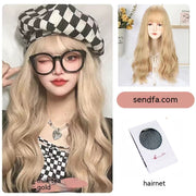 long curly wig with bangs, view 8 - MRSLM