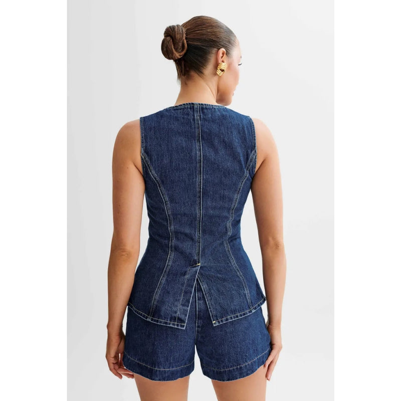 Denim 2-piece summer set, view 7 - MRSLM