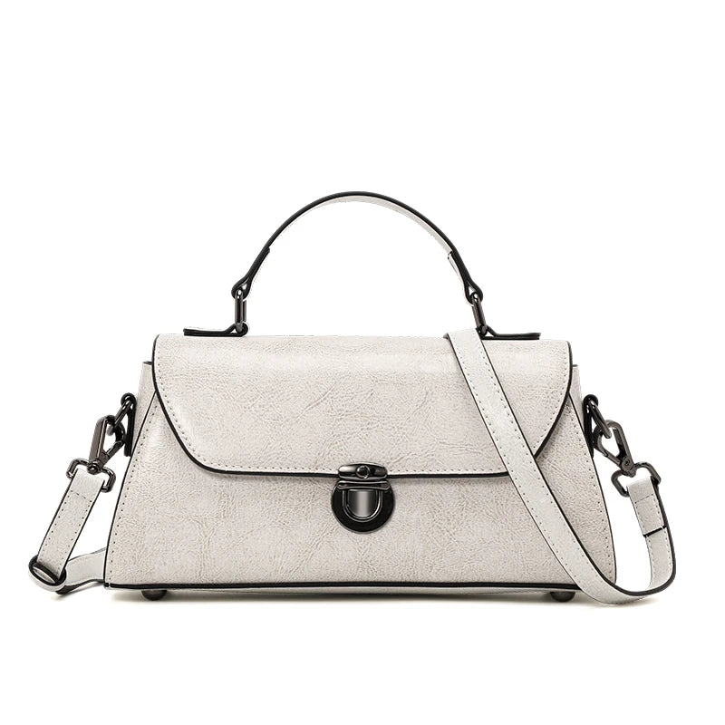 women's leather crossbody bag, view 3 - MRSLM