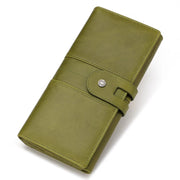 genuine leather long wallet with rfid, view 3 - MRSLM