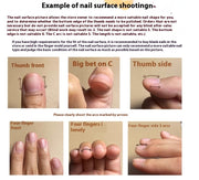 graffiti wearable press-on nail tips, view 4 - MRSLM