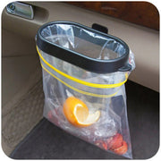 Compact car trash can with garbage bag bayonet, view 6 - MRSLM
