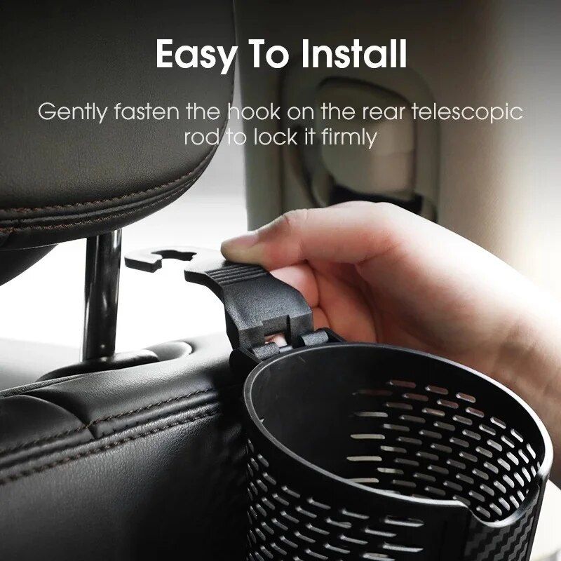 car cup holder and storage organizer, view 7 - MRSLM