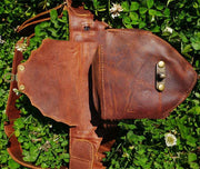 vintage heart belt satchel, view 4 - MRSLM