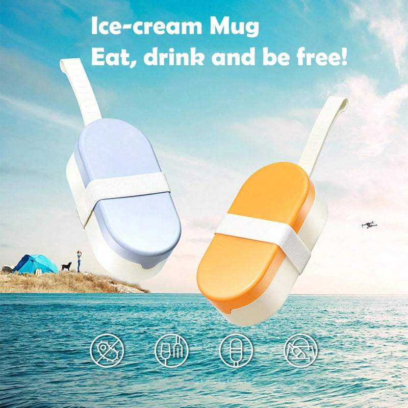 ice cream cup pet food and water storage, view 4 - MRSLM