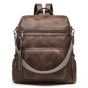 Retro women's casual laptop backpack, view 5 - MRSLM