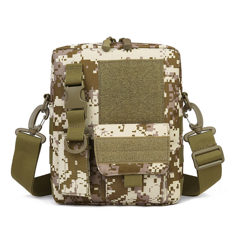Vertical nylon crossbody bag, view 4 - MRSLM