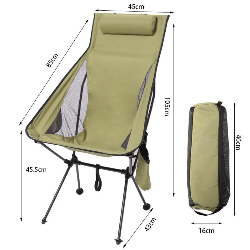 outdoor folding chair, view 4 - MRSLM