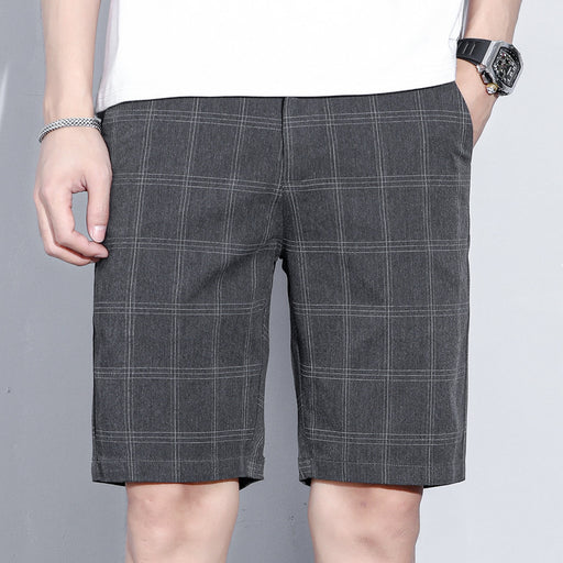 men's casual plaid shorts - MRSLM