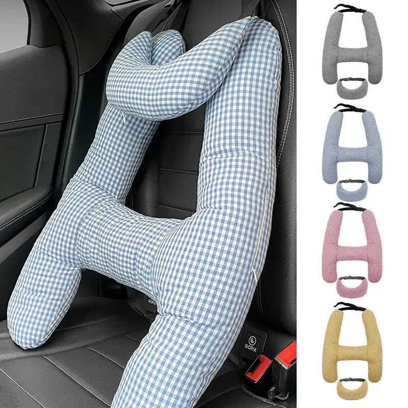 h-shape car seat neck support pillow, view 6 - MRSLM