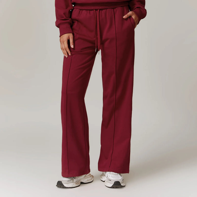 high-waisted loose sweatpants with pockets, view 3 - MRSLM