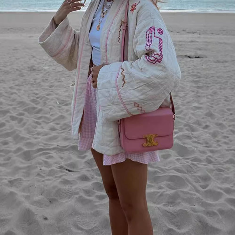 fruit embroidery kimono jacket - MRSLM