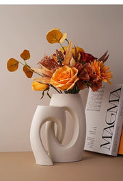 ceramic abstract vase, view 9 - MRSLM