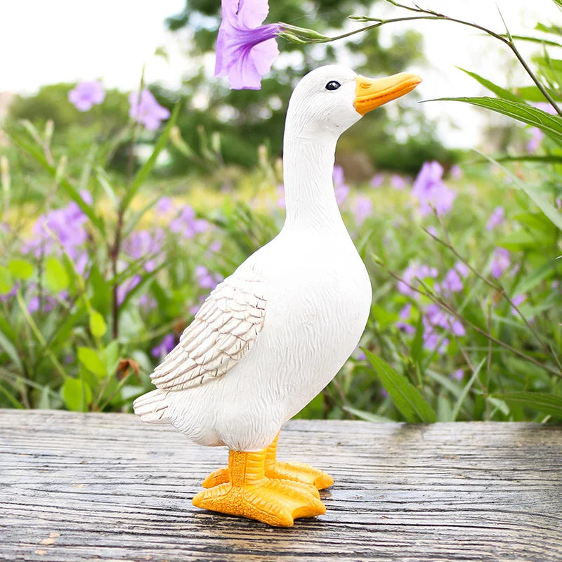 duck figurine sculpture, view 9 - MRSLM