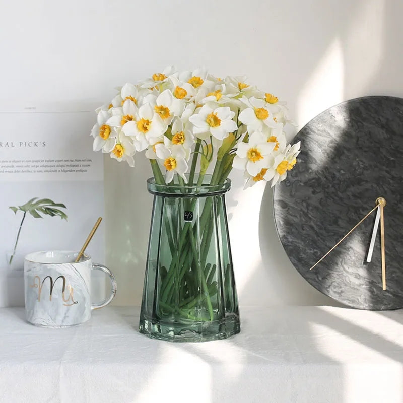 artificial narcissus flower bouquet, view 7 - MRSLM