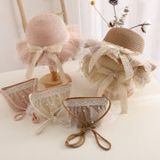 kids straw hat and handbag set, view 8 - MRSLM