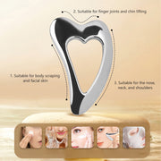 heart-shaped gua sha facial tool, view 7 - MRSLM