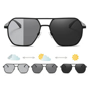Luxury metal photochromic sunglasses, view 9 - MRSLM