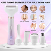 electric razor shaver for women, view 3 - MRSLM