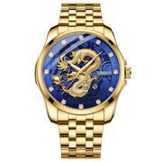 men's dragon totem mechanical watch, view 3 - MRSLM