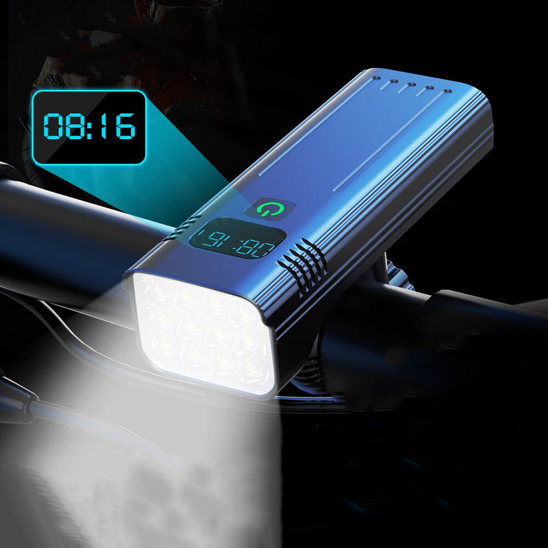 Ultra-bright USB-C rechargeable bike light set, view 11 - MRSLM