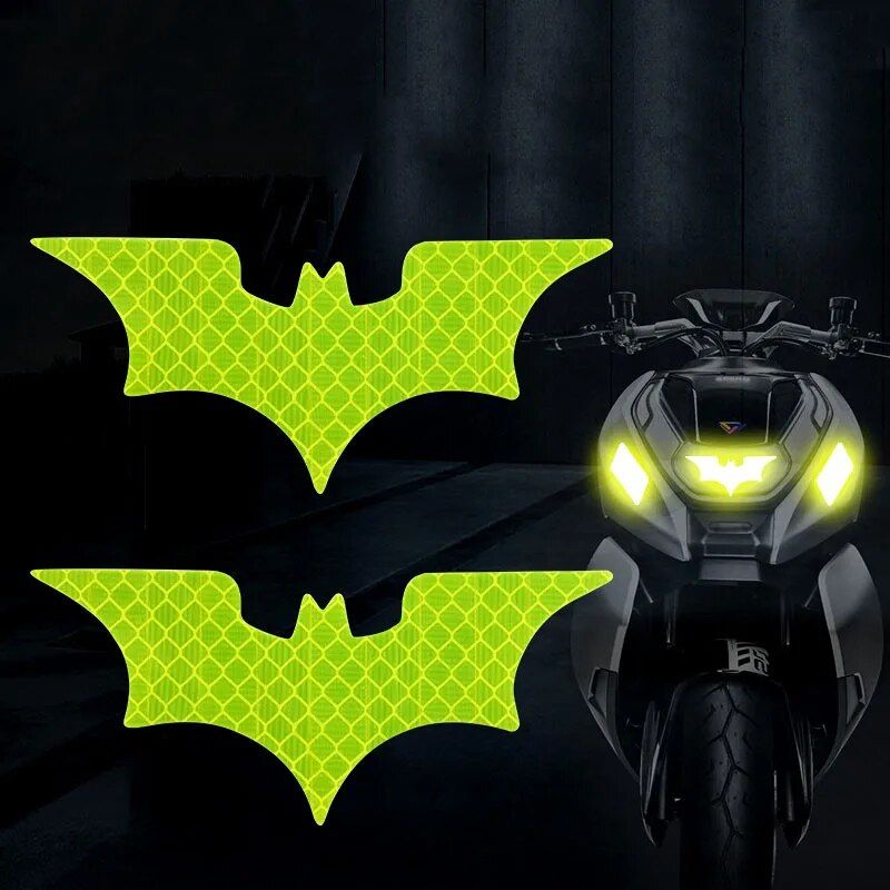 bat shape reflective stickers, view 6 - MRSLM
