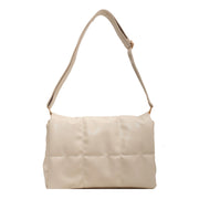 plaid PU shoulder messenger bag, view 11 - MRSLM