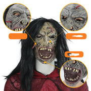 Horror latex headgear mask, view 3 - MRSLM