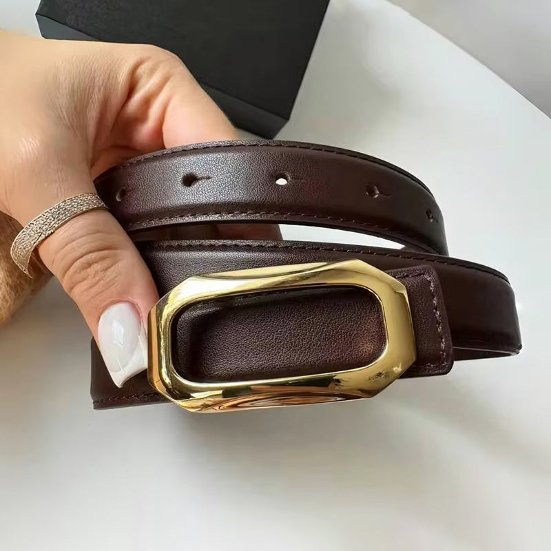 women's genuine cow leather belt, view 6 - MRSLM