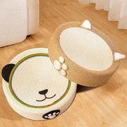 round cat scratching pad, view 4 - MRSLM