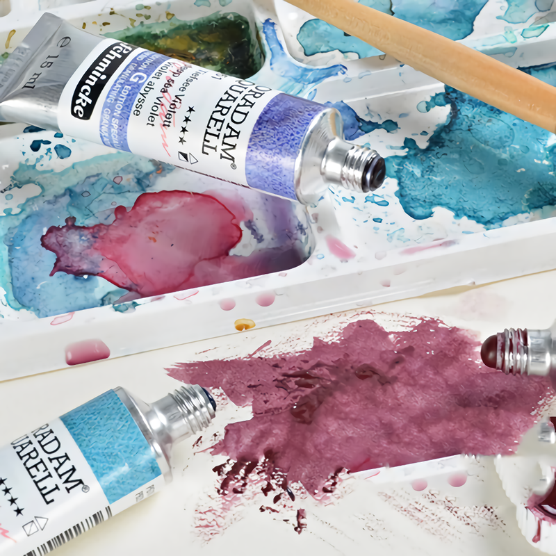 5-color tubular watercolor paint set, view 12 - MRSLM
