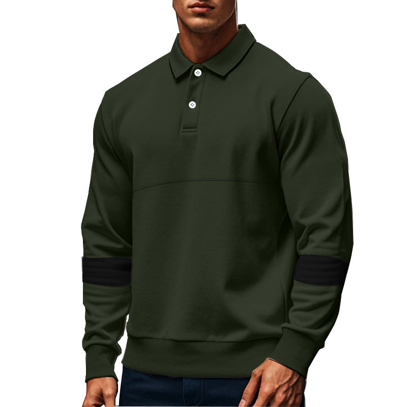 men's long-sleeved polo shirt, view 10 - MRSLM