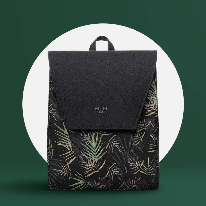 stitching design backpack, view 4 - MRSLM