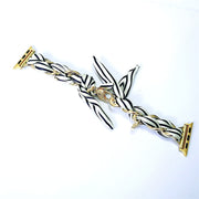women's watch strap scarf and metal chain, view 6 - MRSLM