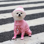 waterproof dog raincoat, view 7 - MRSLM
