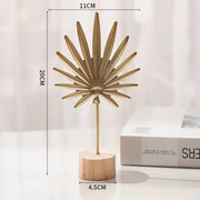 gold iron leaf decoration, view 4 - MRSLM