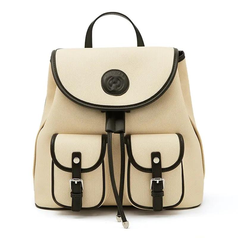 women's soft pu leather backpack, view 3 - MRSLM