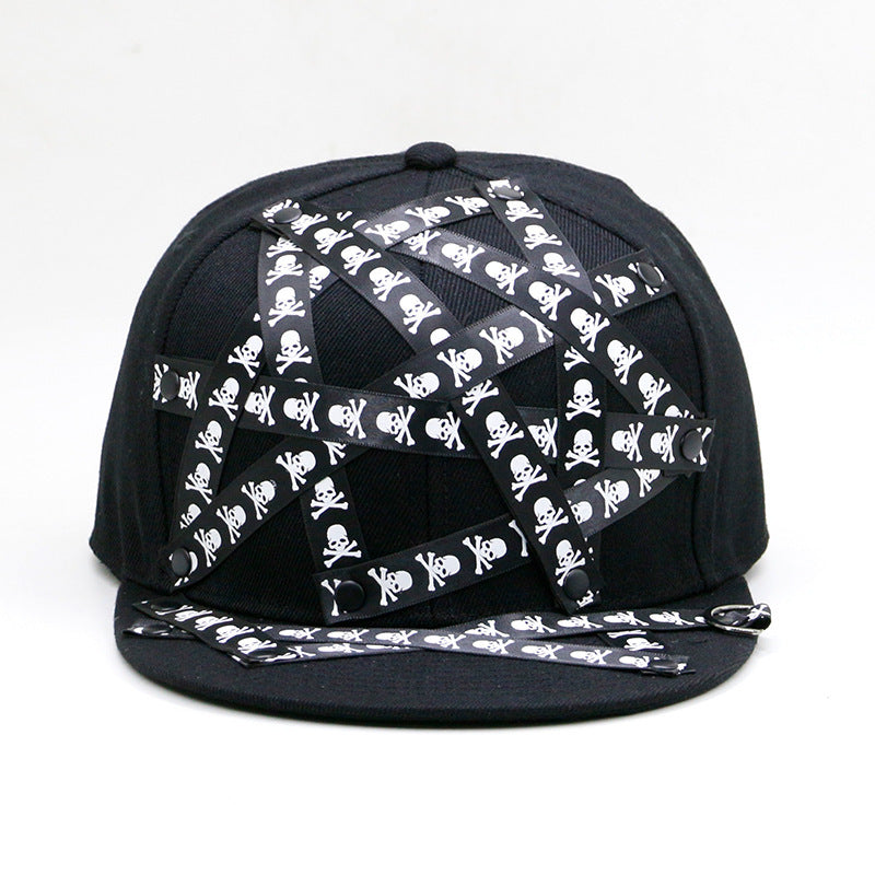 flat-brimmed hip-hop baseball cap adjustable, view 11 - MRSLM