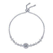 s925 silver moissanite bracelet, view 5 - MRSLM