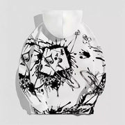 3D playing cards printed hoodie, view 3 - MRSLM
