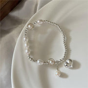 S925 silver love pearl necklace, view 6 - MRSLM