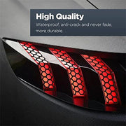honeycomb tail light vinyl decals, view 3 - MRSLM