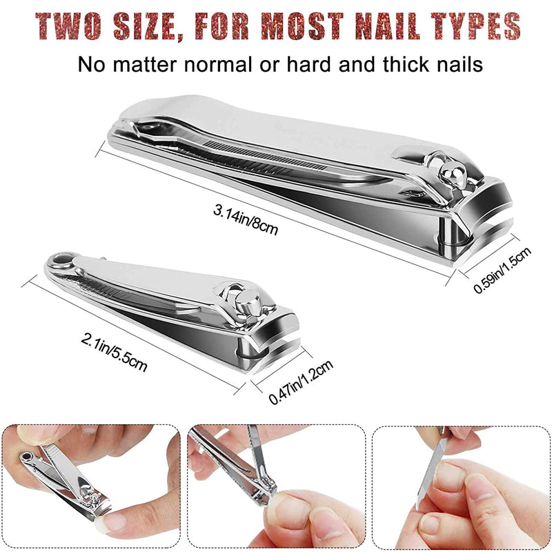stainless steel nail clipper set, view 8 - MRSLM