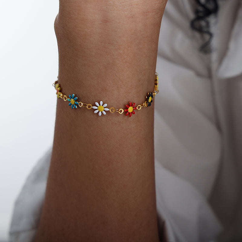 Bohemian flower jewelry, view 3 - MRSLM