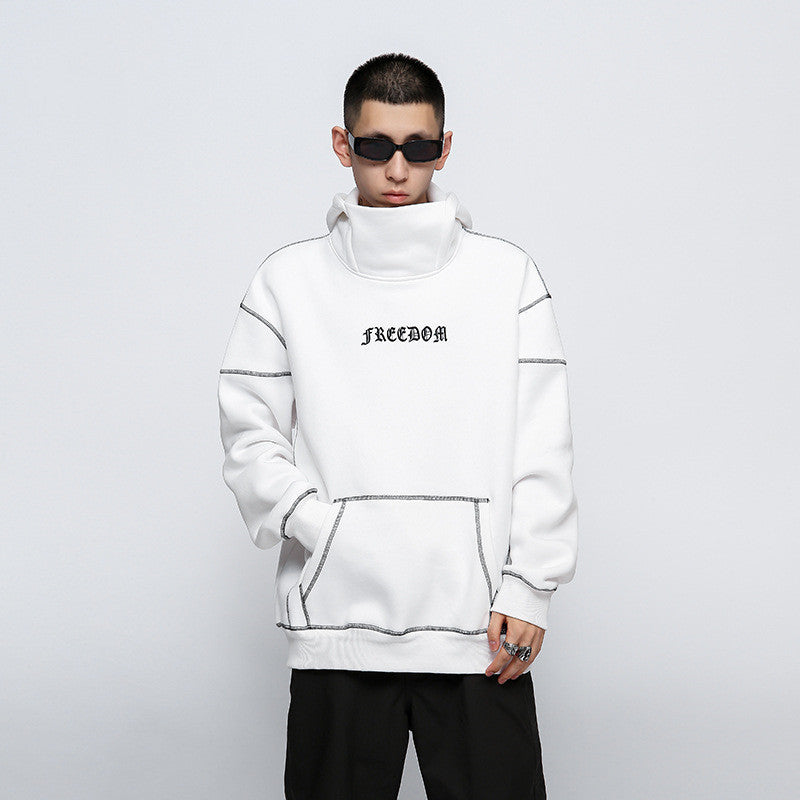 men's loose hooded sweater - MRSLM