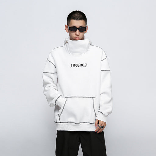 men's loose hooded sweater - MRSLM