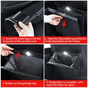 waterproof magnetic car trash bag, view 7 - MRSLM